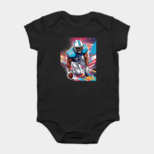American Football Field Goal Baby Bodysuit by animegirlnft